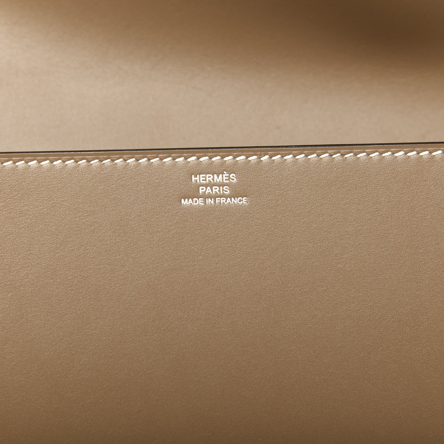 Hermes Tadelakt Medor 23 Clutch Etoupe 6 of 8