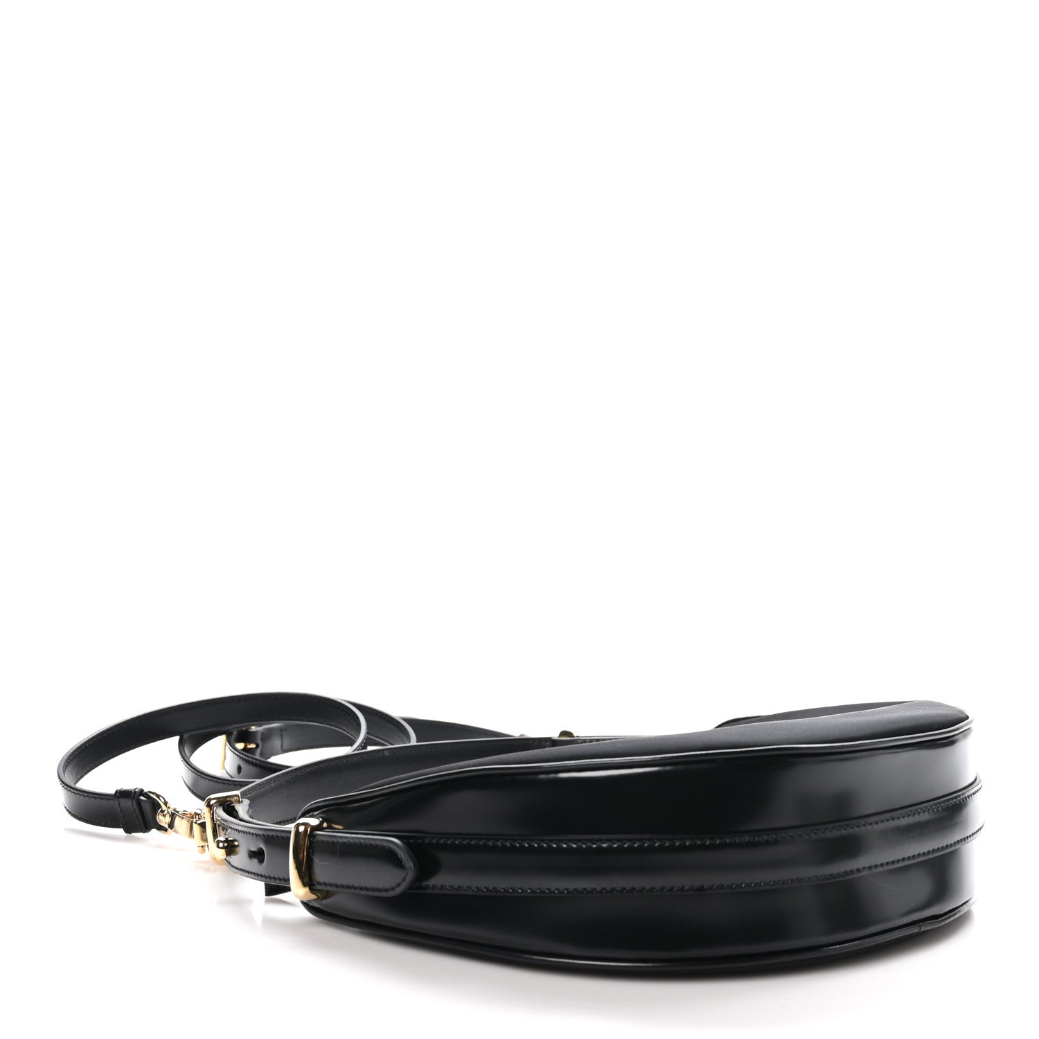 Prada Re-Nylon Spazzolato Arque Shoulder Bag Black 4 of 10