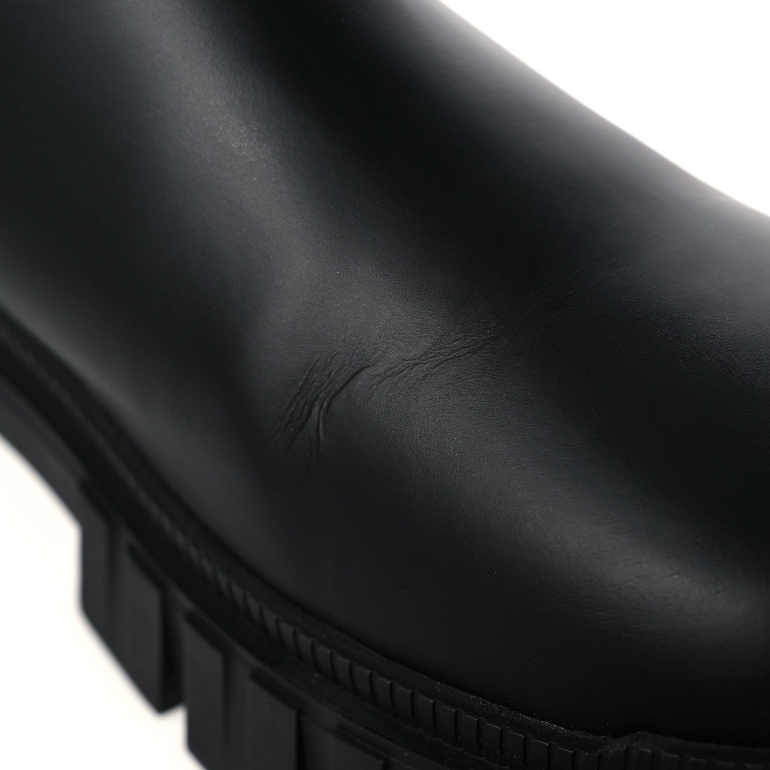 Fendi Calfskin Rubber Fendi Force Chelsea Boots 38 Black 8 of 13