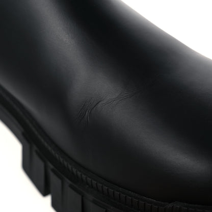 Fendi Calfskin Rubber Fendi Force Chelsea Boots 38 Black 8 of 13
