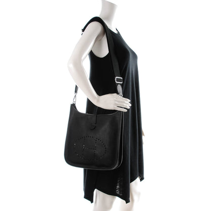 Hermes Epsom Evelyne III PM Black 2 of 9