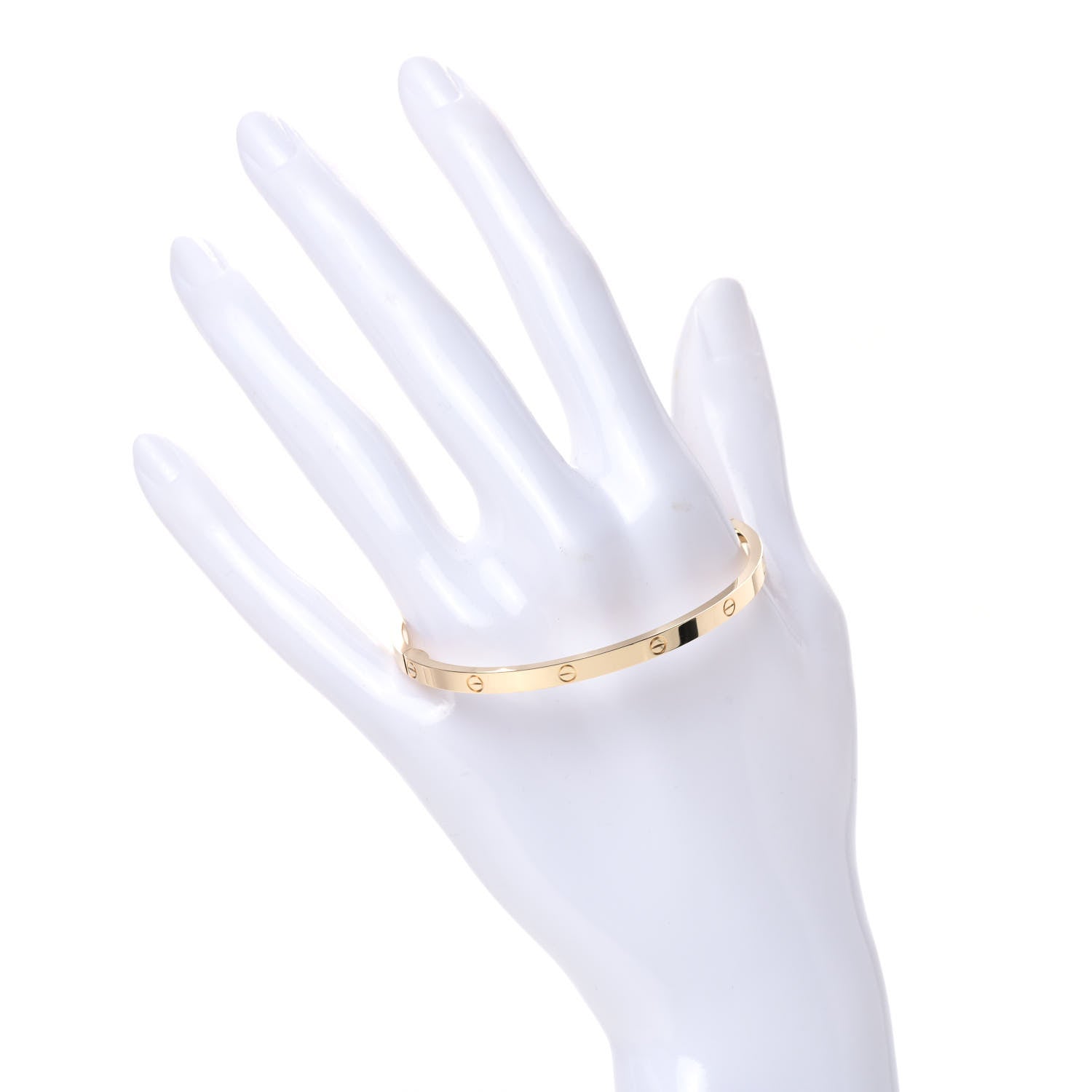 Cartier 18K Yellow Gold Small LOVE Bracelet 17 2 of 5