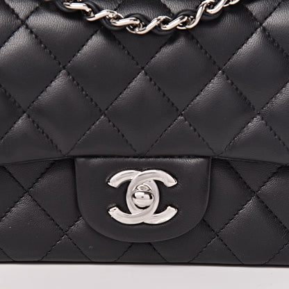 Chanel Lambskin Quilted Mini Rectangular Flap Black 8 of 11