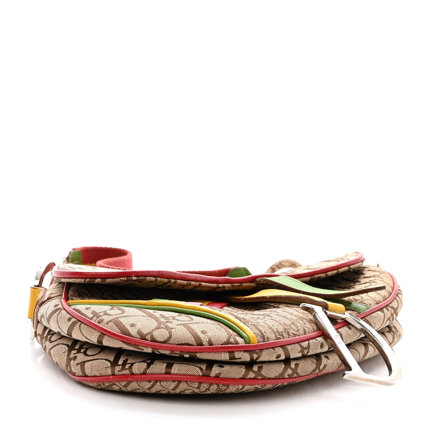 Monogram Rasta Saddle Bag Beige