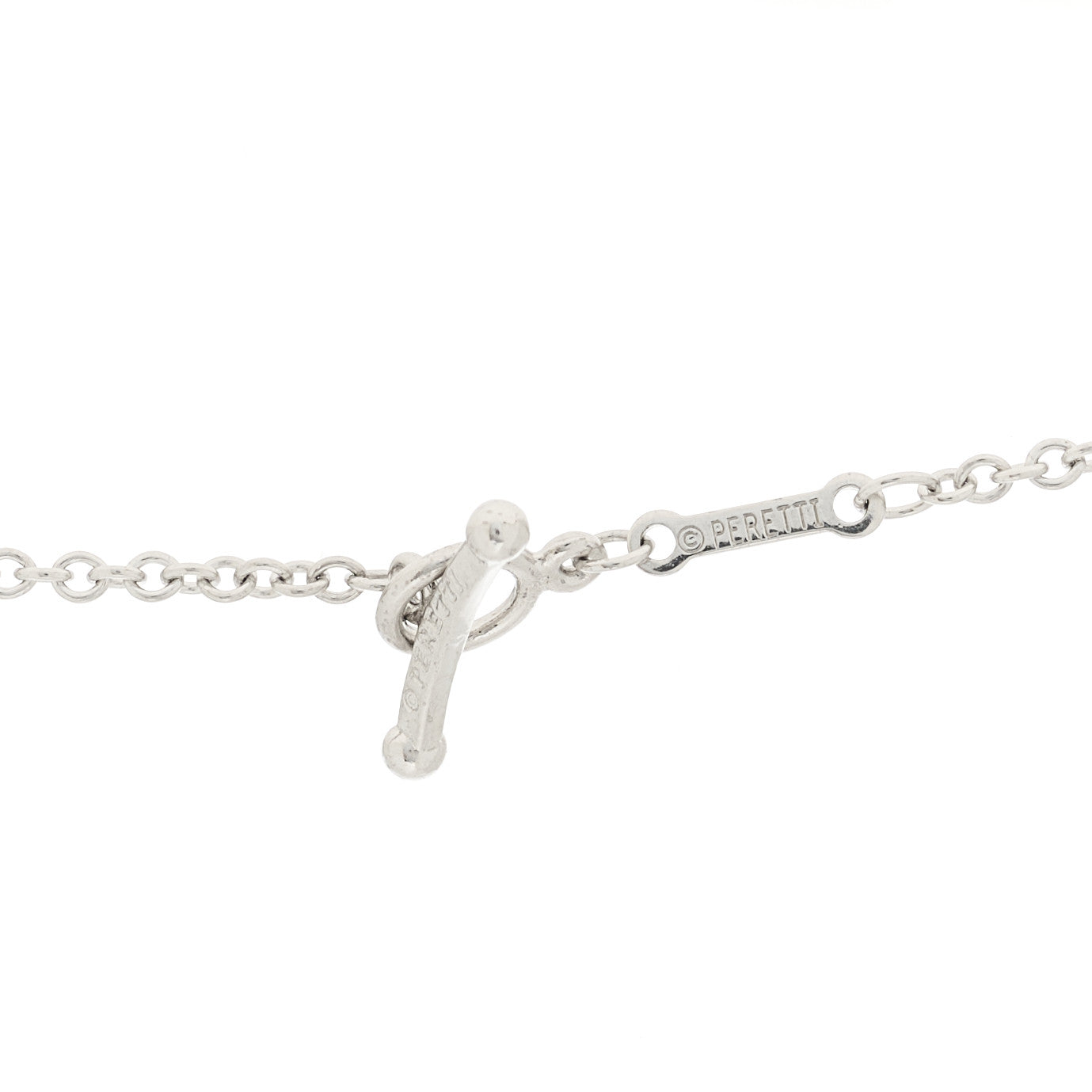 Platinum 1.21ctw Elsa Peretti Diamonds by the Yard Sprinkle Necklace