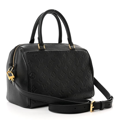 Louis Vuitton Empreinte Speedy Bandouliere 25 NM Black 3 of 10
