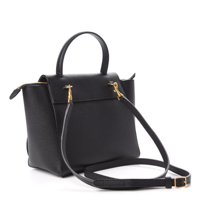 Celine Grained Calfskin Nano Belt Bag Black 4 of 10