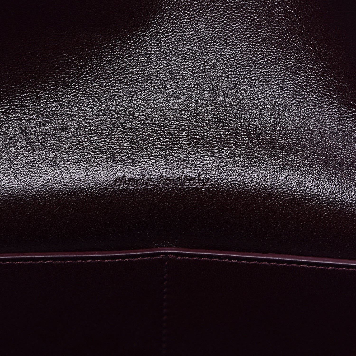 Celine Smooth Calfskin Flap Clasp Bag Burgundy 6 of 12