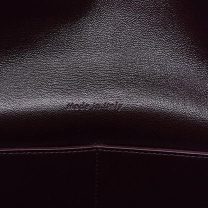 Celine Smooth Calfskin Flap Clasp Bag Burgundy 6 of 12