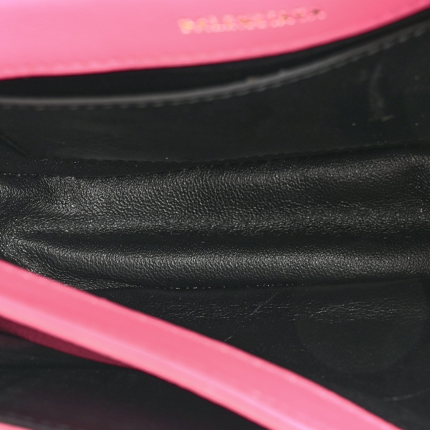 Balenciaga Signature Grained Calfskin Logo Print Ville Day Bag XS Rose Bubblegum Black 6 of 14