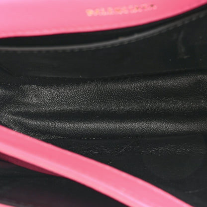 Balenciaga Signature Grained Calfskin Logo Print Ville Day Bag XS Rose Bubblegum Black 6 of 14