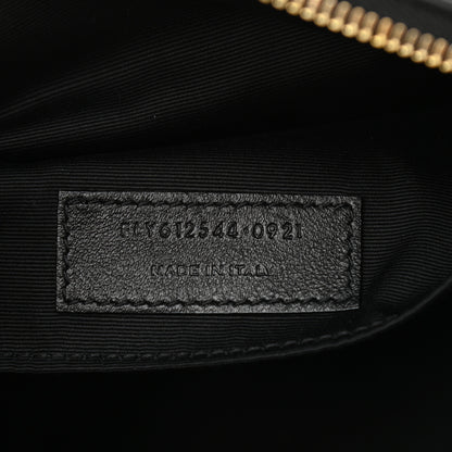 Saint Laurent Calfskin Matelasse Monogram Lou Camera Bag Black 7 of 11