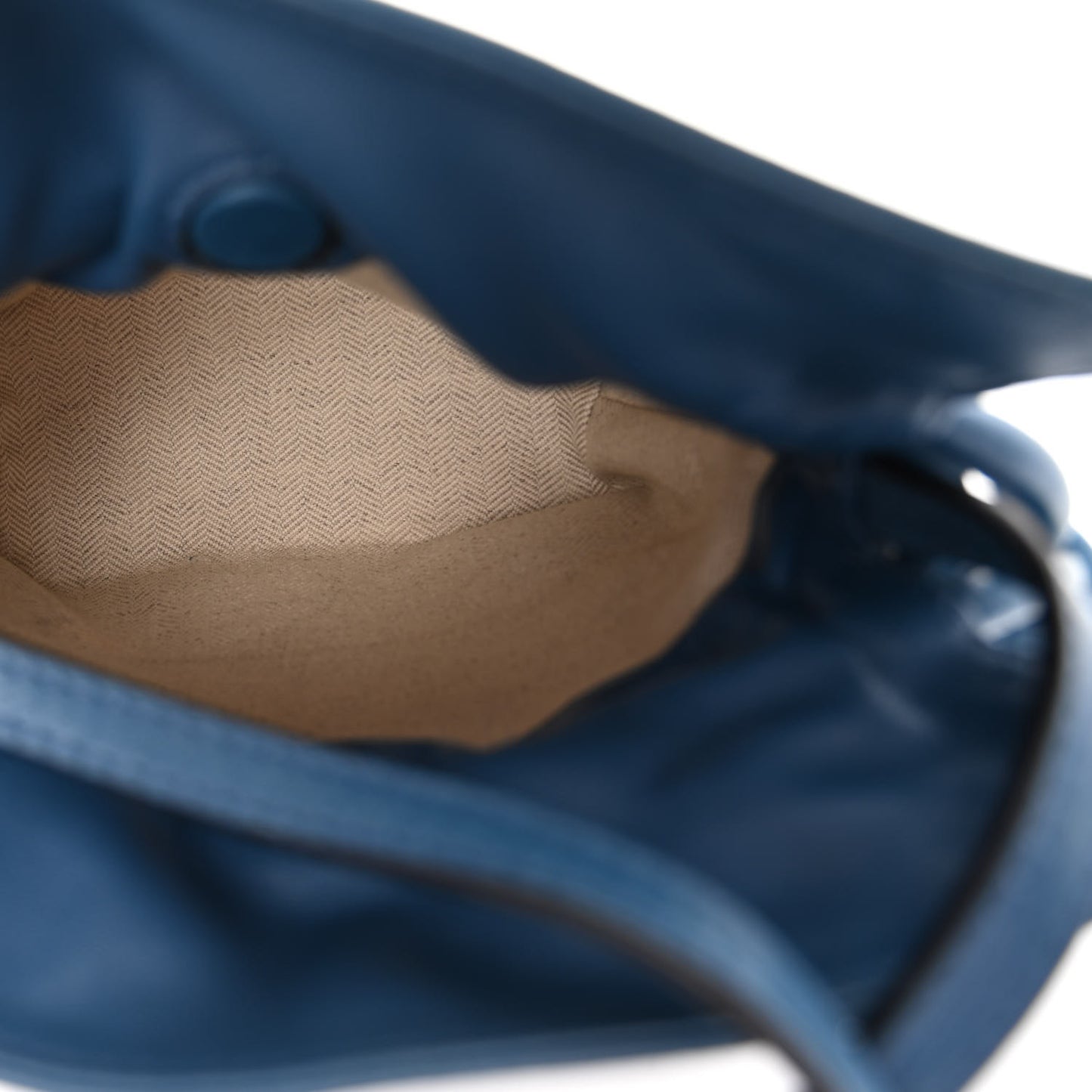 Calfskin Mini Flamenco Knot Crossbody Bag Indigo