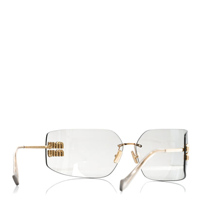Miu Miu Metal Aube Sunglasses SMU54Y Light Gray 4 of 7