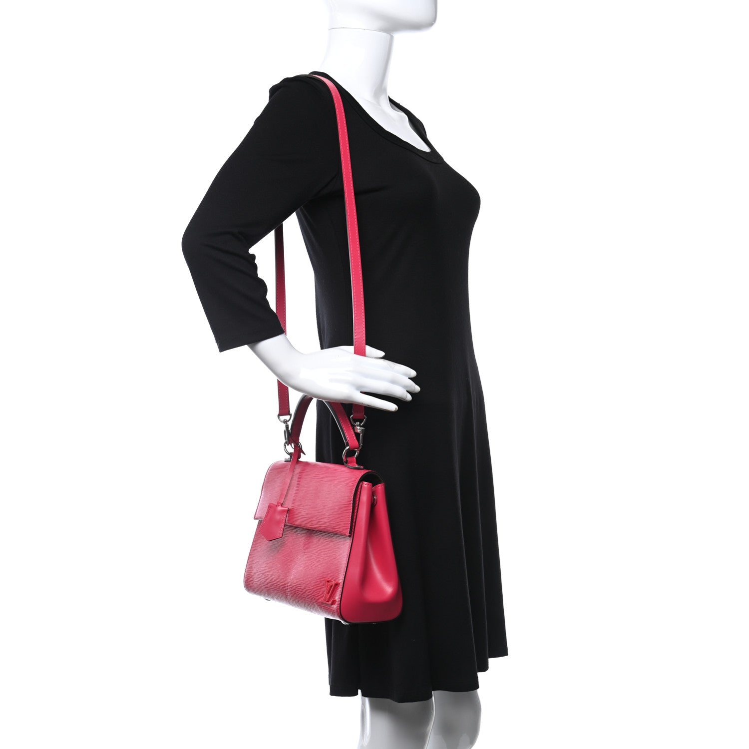 Louis Vuitton Epi Cluny BB Hot Pink 2 of 12