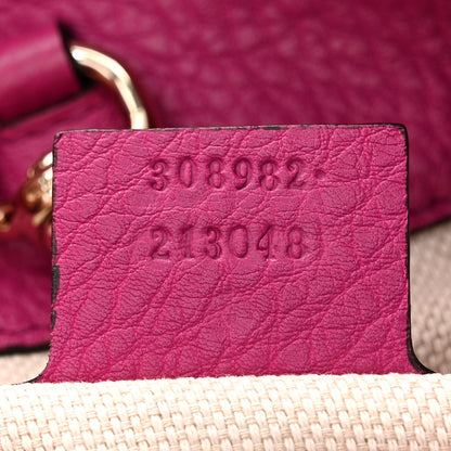 Gucci Cellarius Calfskin Medium Soho Chain Shoulder Bag Bright Bouganville 7 of 11