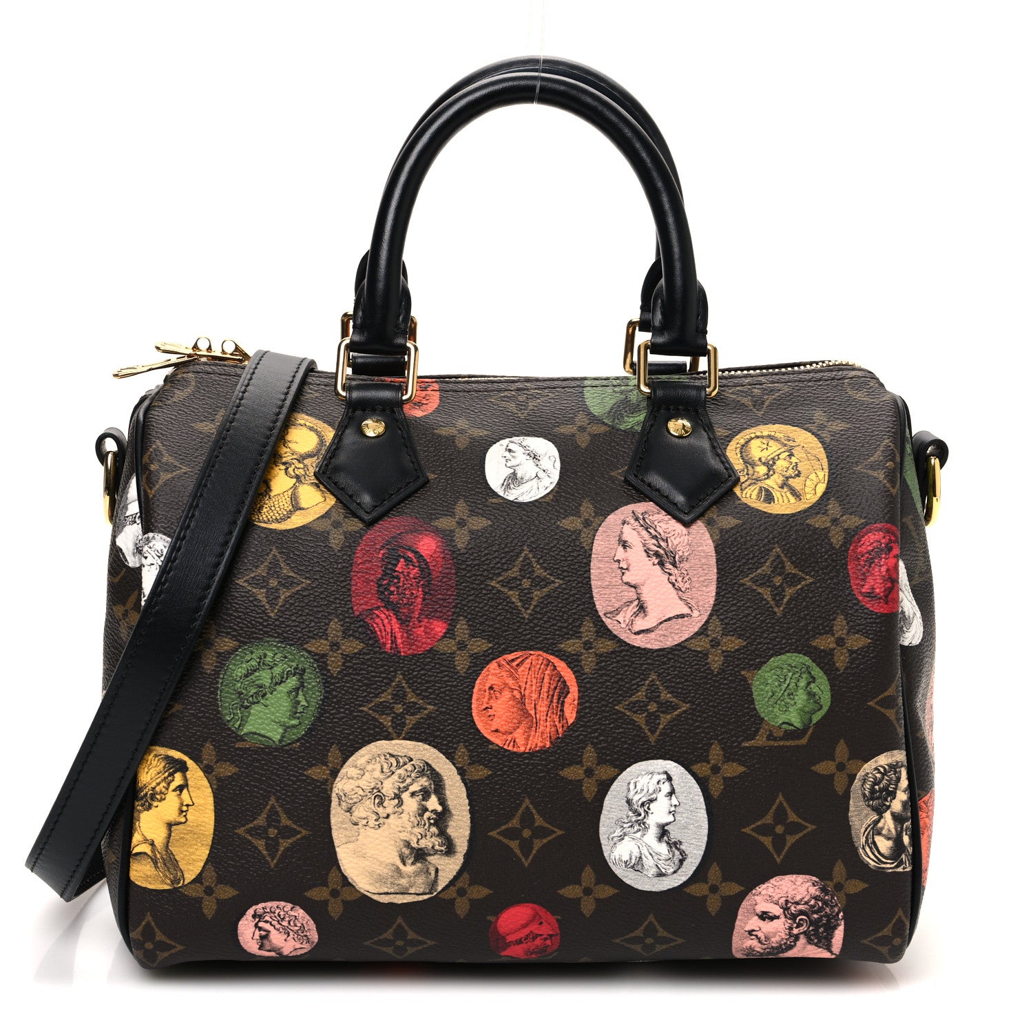 Louis Vuitton x FORNASETTI Monogram Cameo Speedy Bandouliere 25 1 of 9