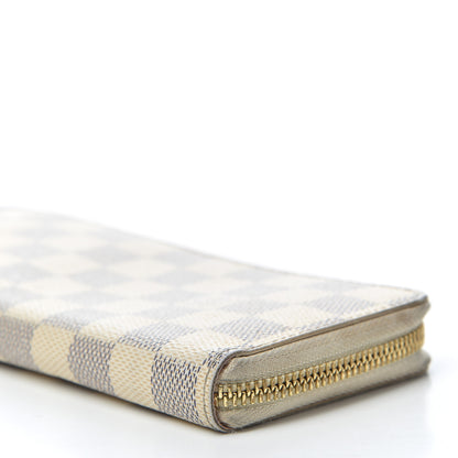 Louis Vuitton Damier Azur Clemence Wallet Rose Ballerine 13 of 16