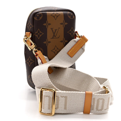 Louis Vuitton X NIGO Reverse Monogram Flat Double Phone Pouch 3 of 9