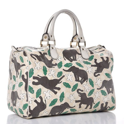 Gucci Monogram Medium Joy Boston Unicef Elephant Snowman 3 of 16