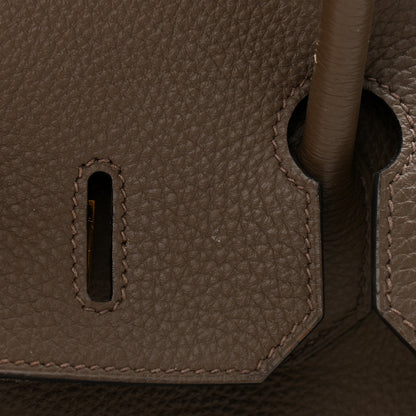 Hermes Togo Birkin 35 Etain 12 of 19