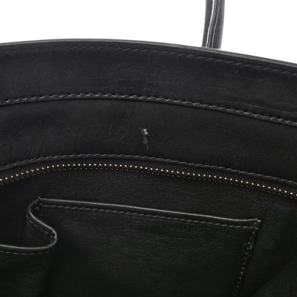 Celine Snakeskin Smooth Calfskin Mini Tri-Color Luggage Blue Black White 7 of 13