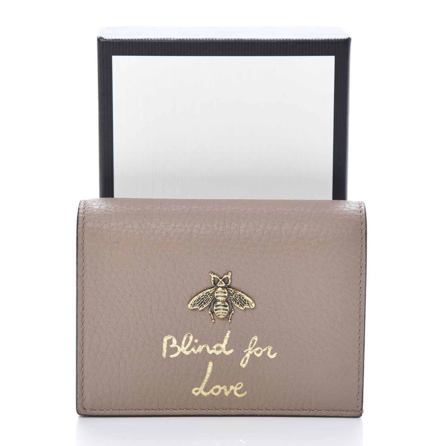 Gucci Cellarius Calfskin Blind for Love Card Case Wallet Perfect Pink 8 of 8