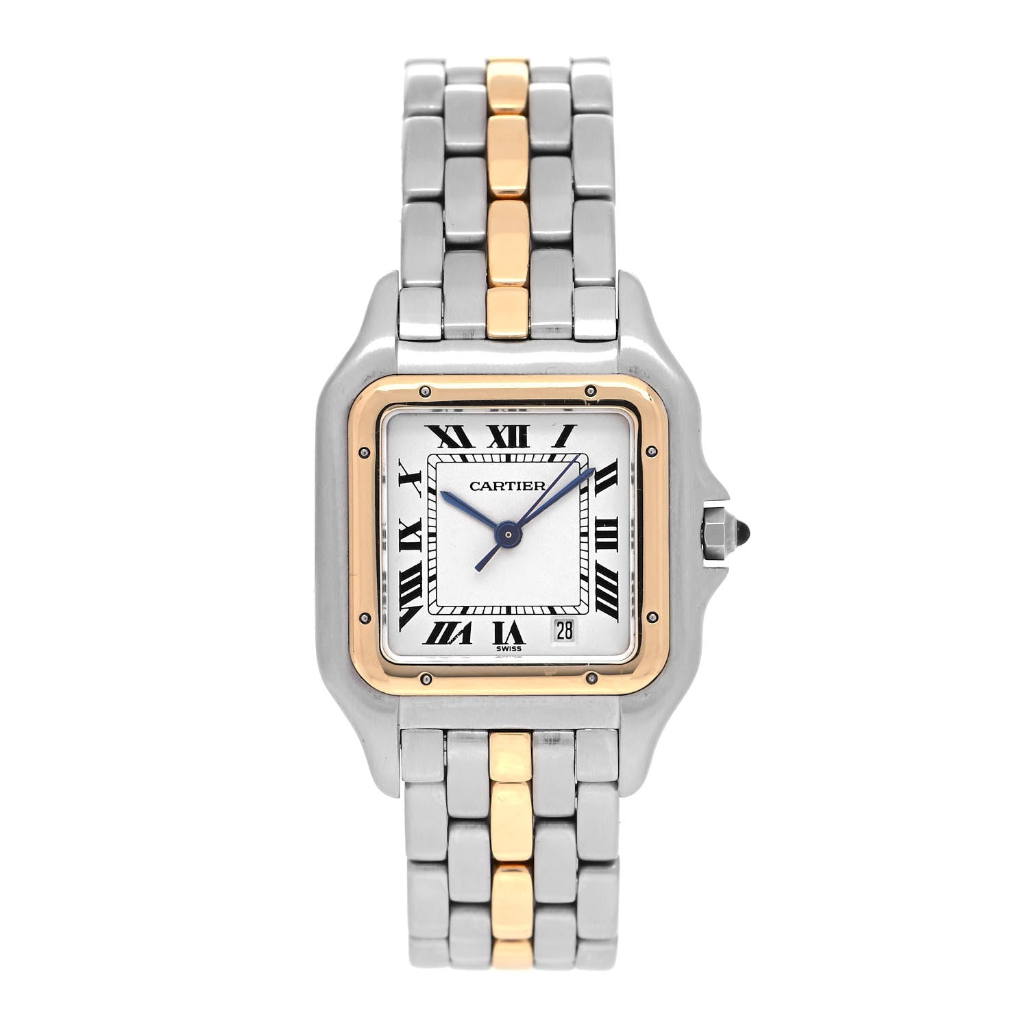 Cartier Stainless Steel 18K Yellow Gold 27mm Panthere Quartz Watch 1 of 4