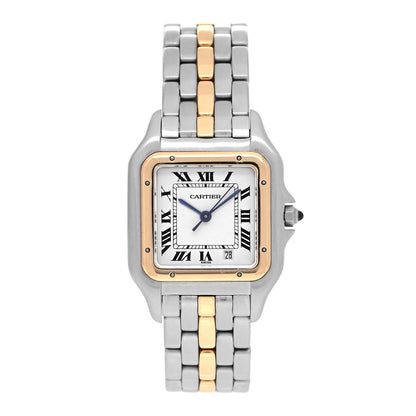 Cartier Stainless Steel 18K Yellow Gold 27mm Panthere Quartz Watch 1 of 4