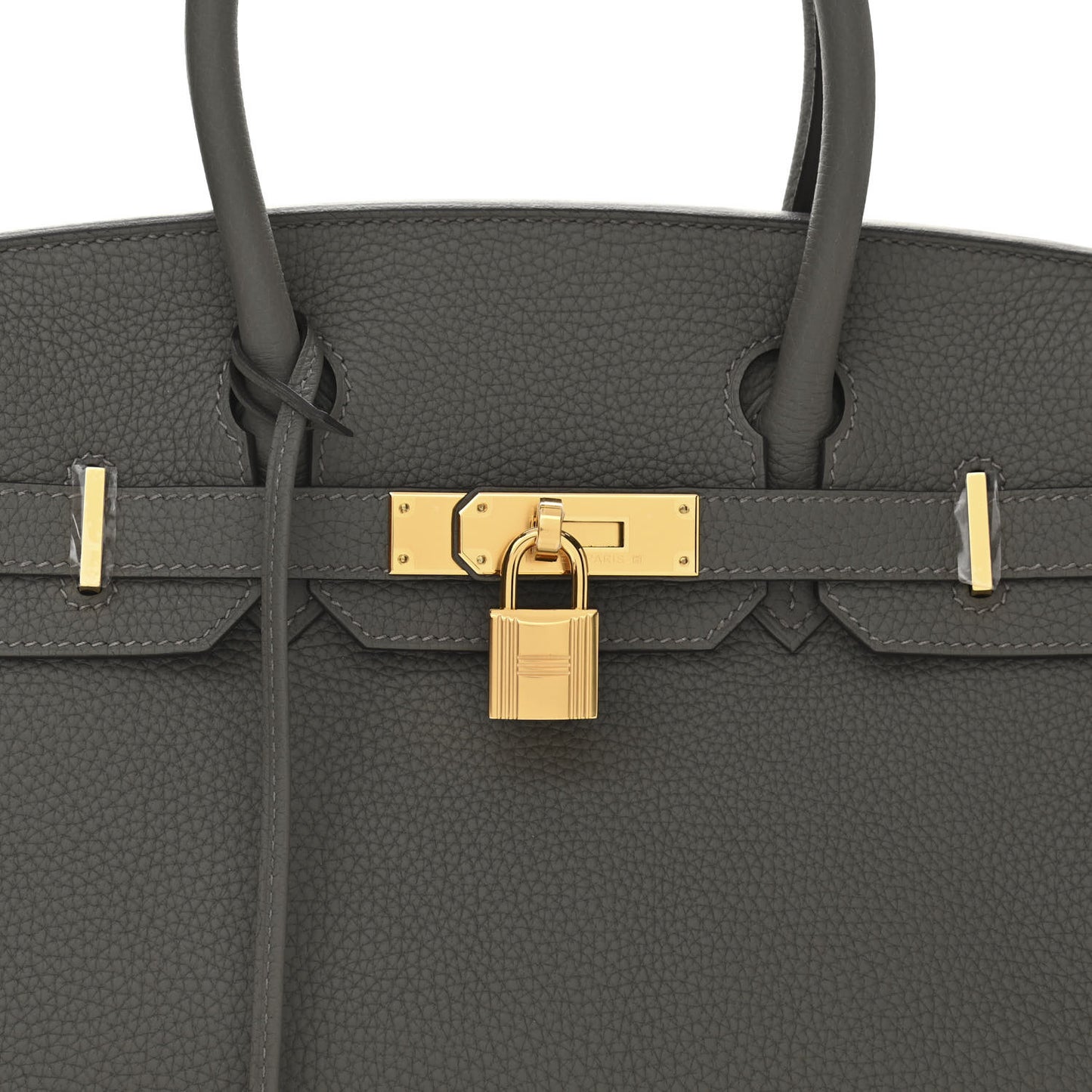 Taurillon Clemence Birkin 30 Gris Meyer