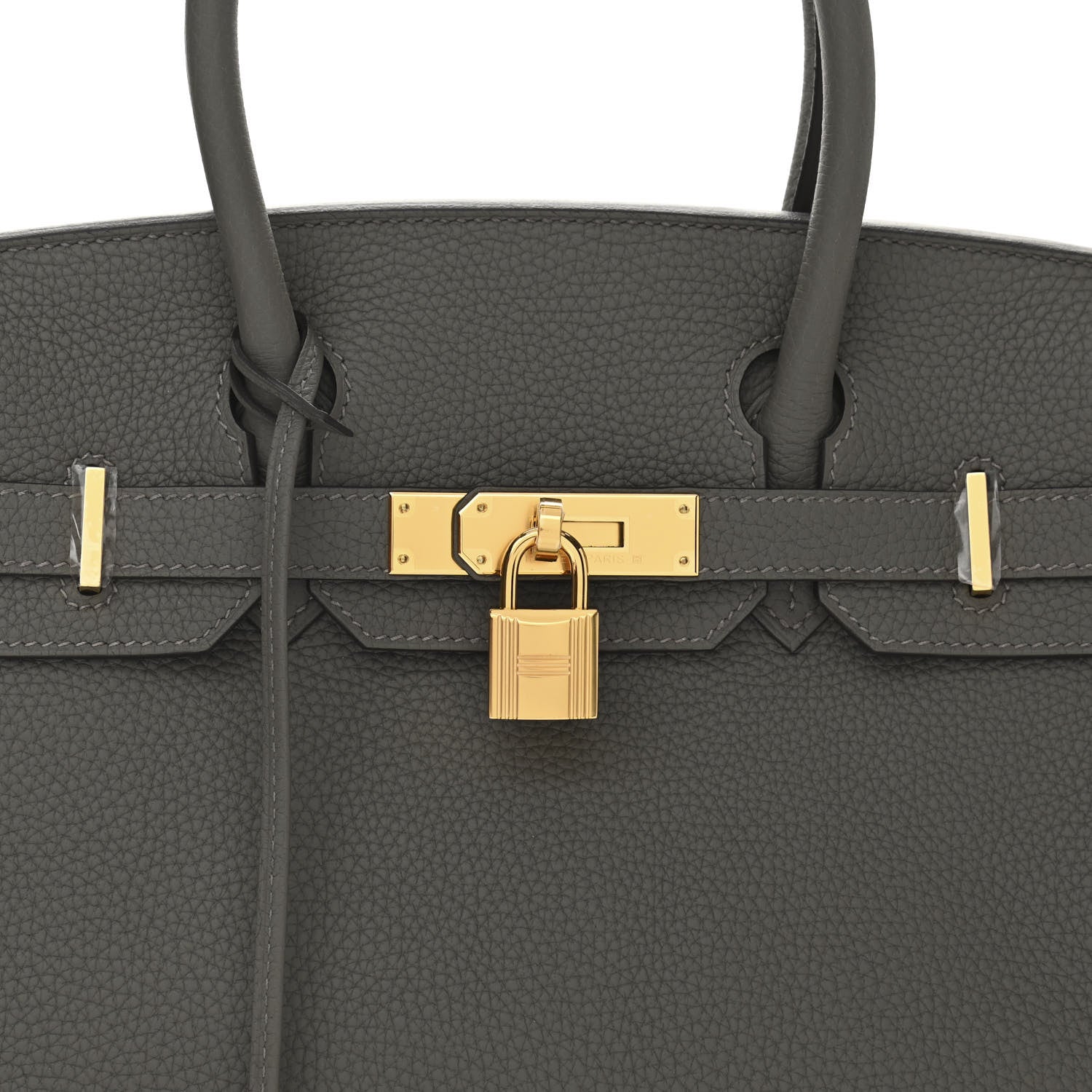 Hermes Taurillon Clemence Birkin 30 Gris Meyer 8 of 11