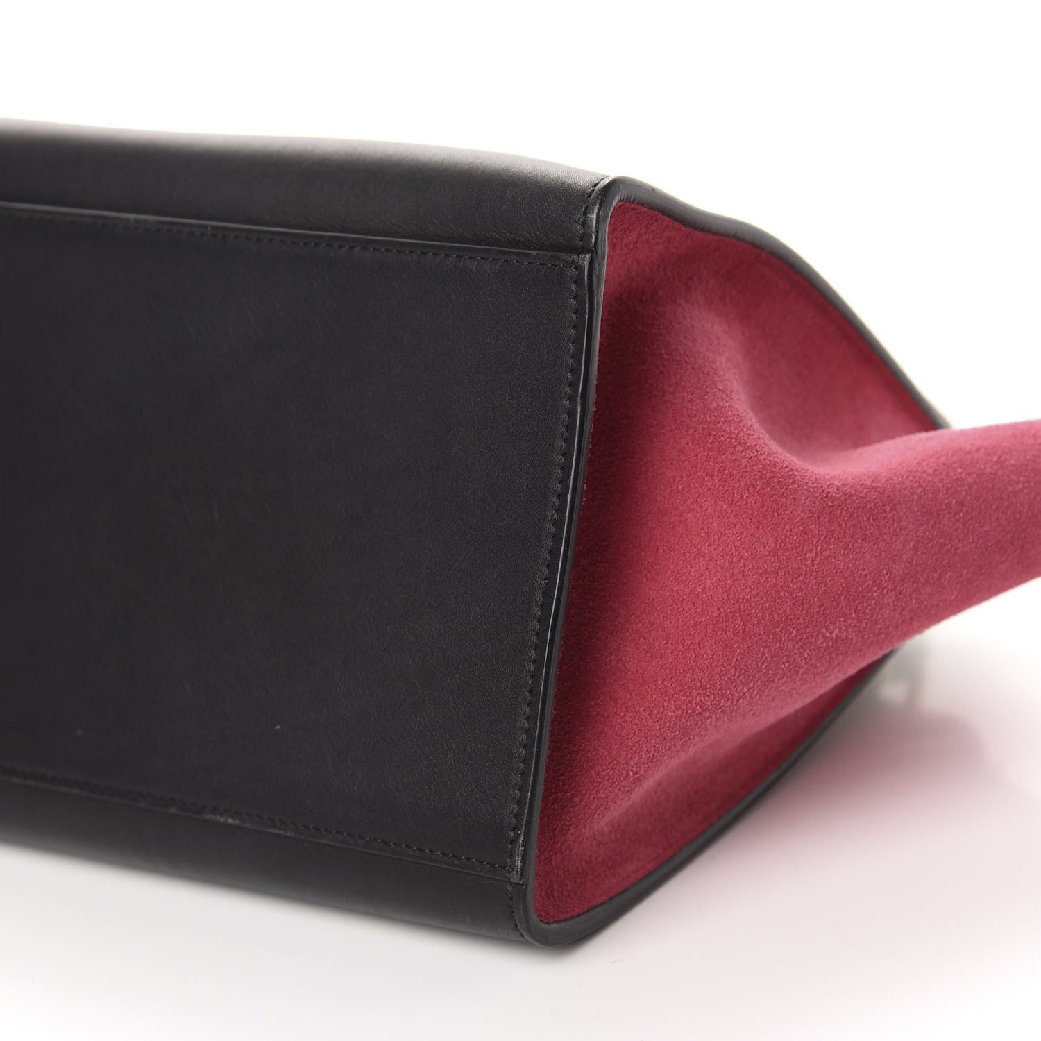 Celine Smooth Calfskin Suede Medium Tri-Color Trapeze Pink 7 of 9