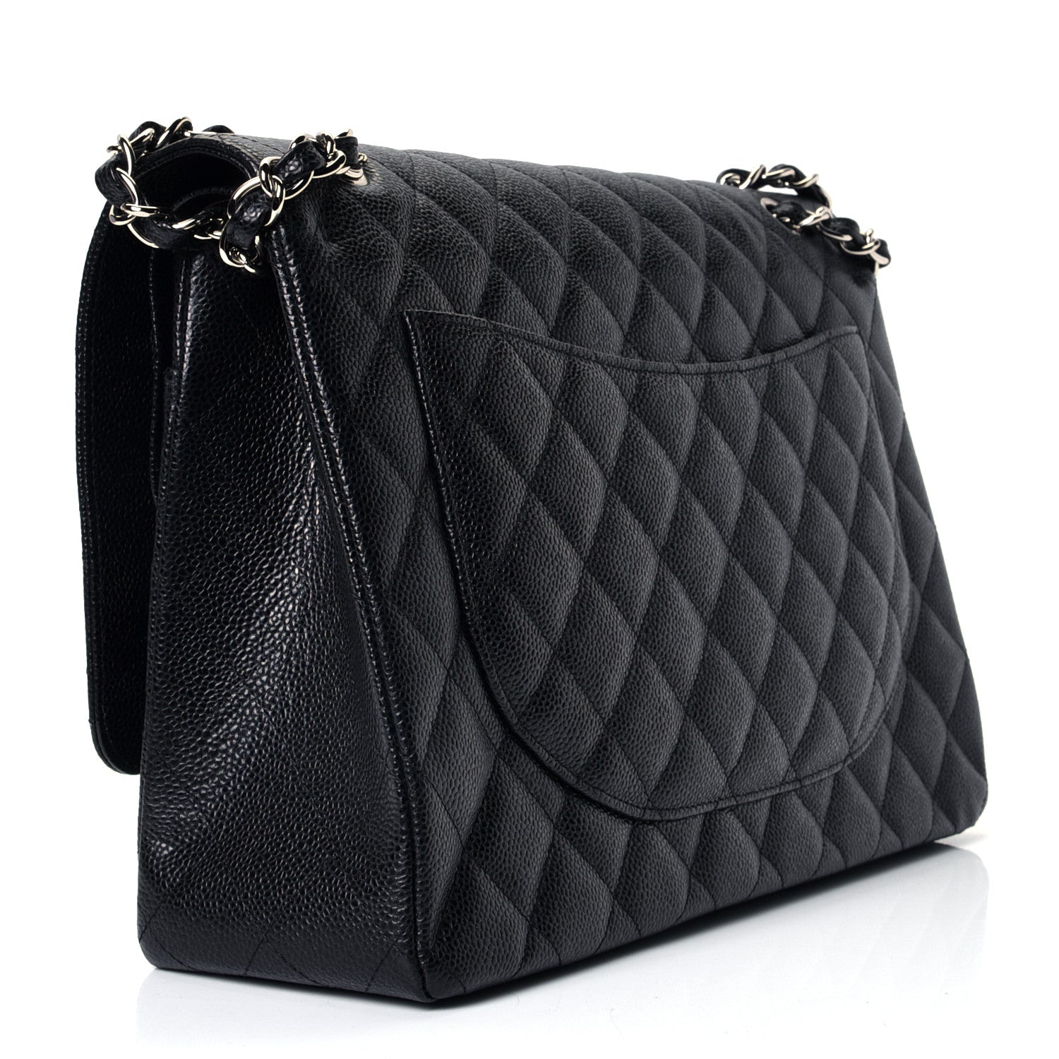 Chanel Caviar Quilted Maxi Double Flap Black 2 of 4