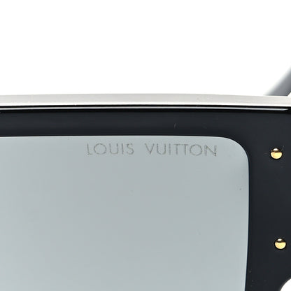 Louis Vuitton Acetate Cyclone Sunglasses Z1578E Black 8 of 9