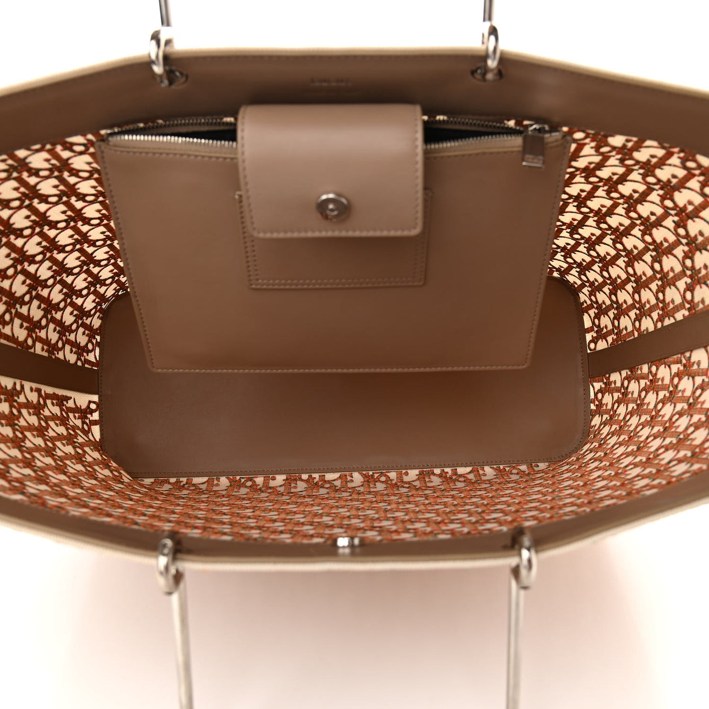 Oblique Embroidered Miami Tote Multicolor