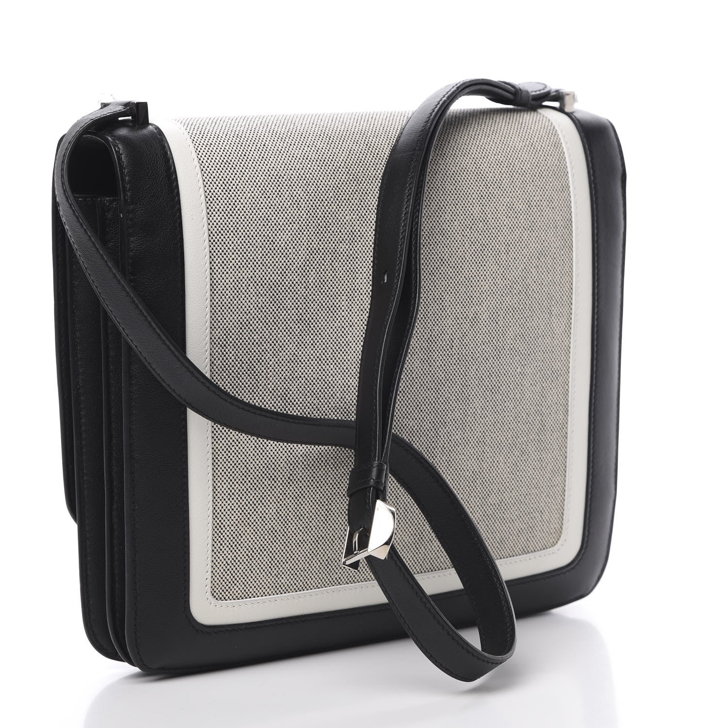 Hermes Toile Swift 2002 26 Ecru Black White 3 of 12