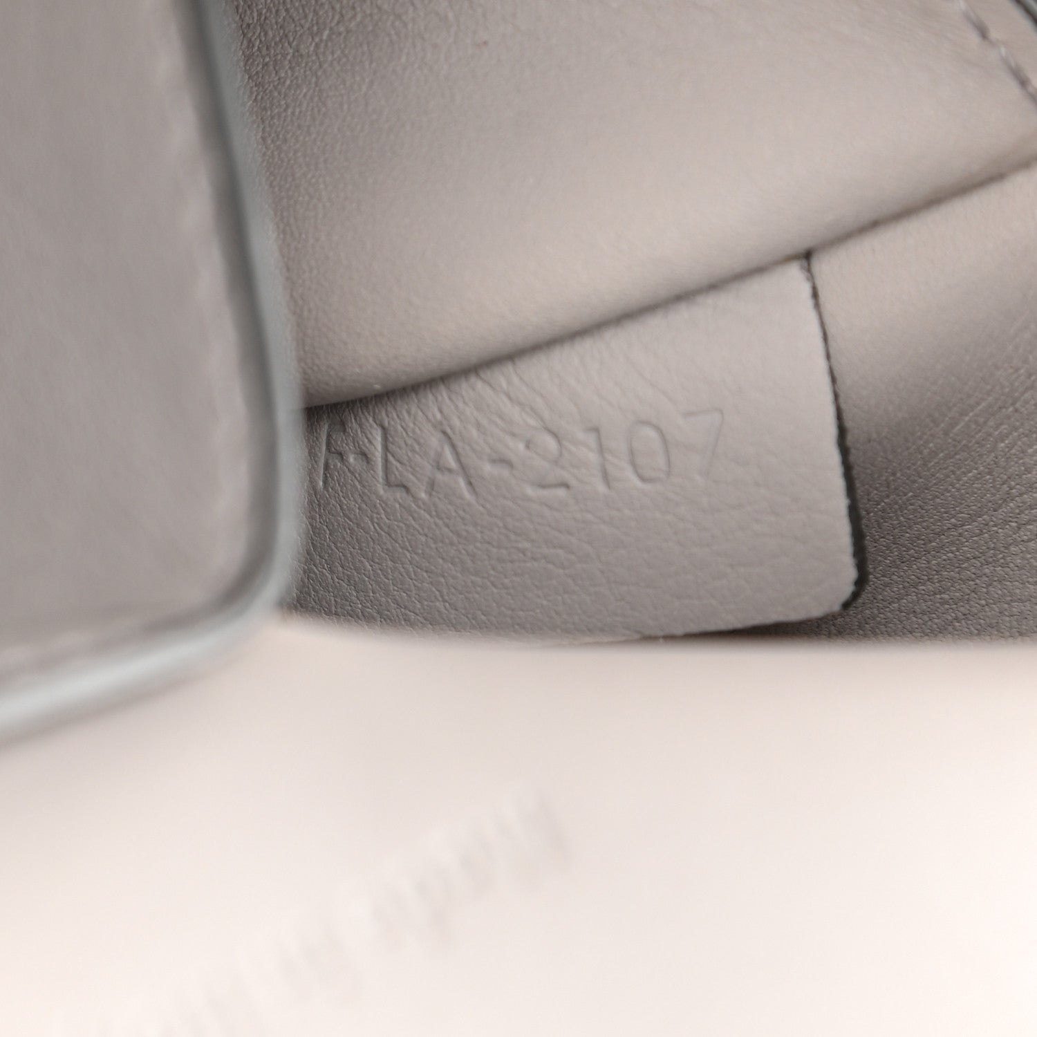 Celine Calfskin Medium Tri-Fold Bag Pearl Grey 7 of 12