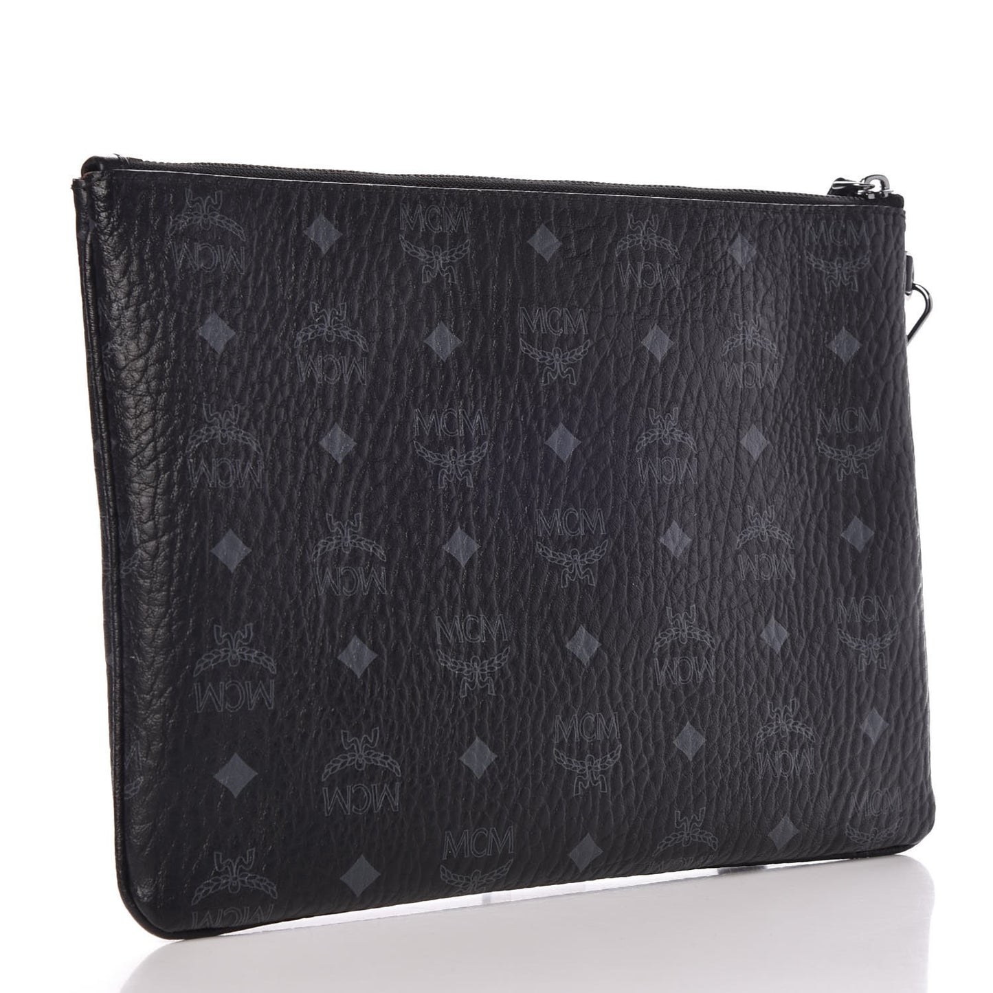 Visetos Medium Stark Wristlet Pouch Black