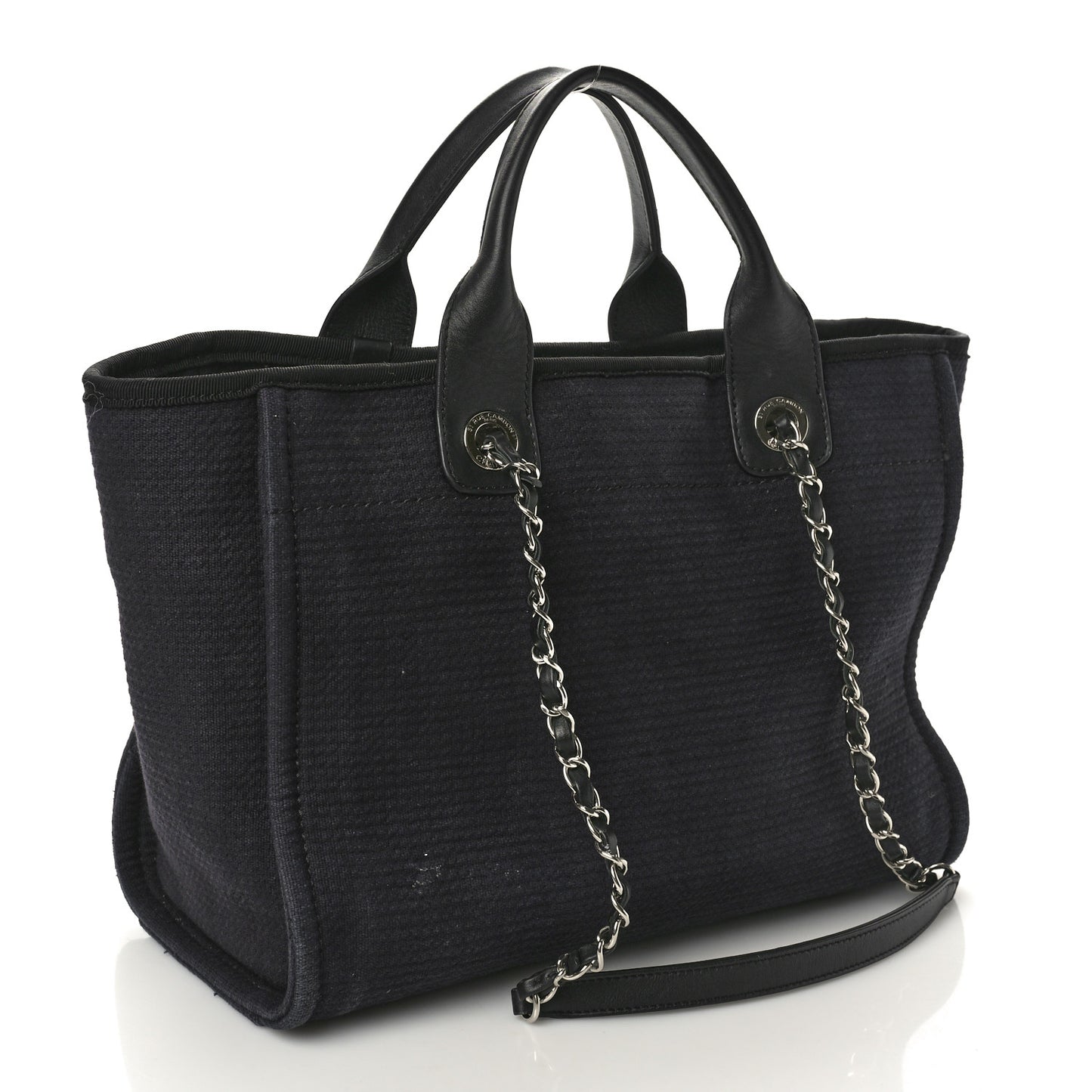 Mixed Fibers Small Deauville Tote Black