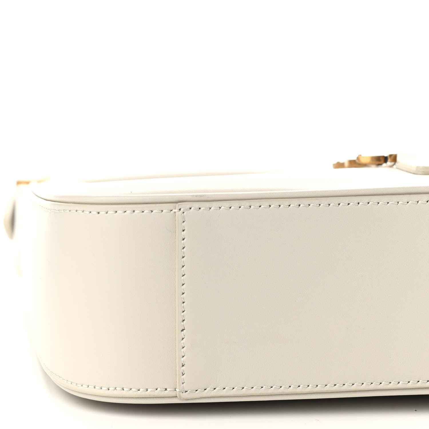 Saint Laurent Smooth Calfskin Le 5 A 7 Hobo Blanc Vintage 8 of 9