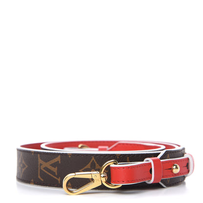 Louis Vuitton Monogram Bandouliere Shoulder Strap XL Coquelicot 1 of 5