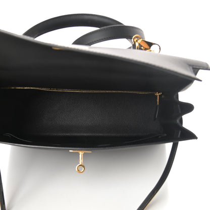 Hermes Sombrero Kelly Sellier 32 Black 5 of 11