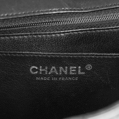 Chanel Distressed Patent Quilted Jumbo Single Flap Black 7 of 8