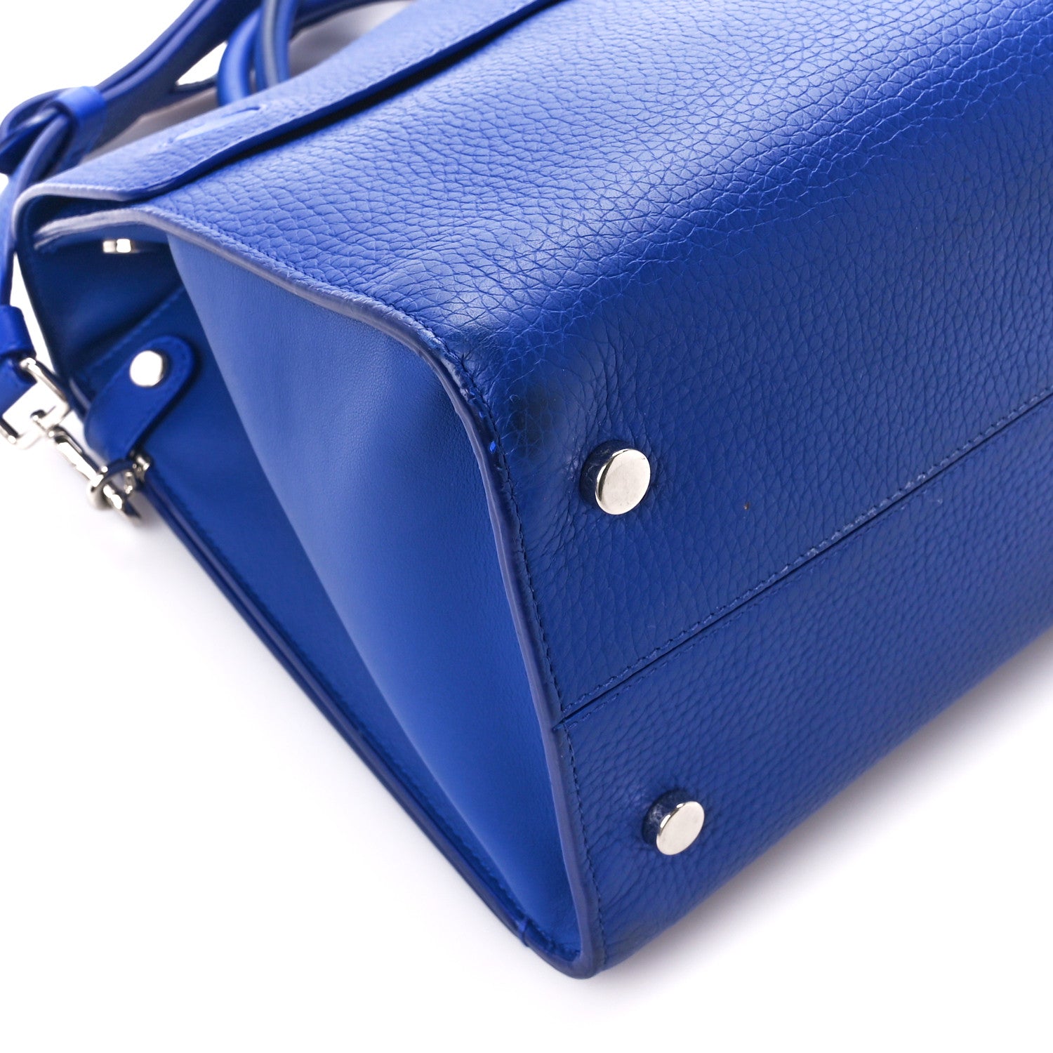 Christian Dior Bullcalf Medium Diorever Flap Yves Klein Blue 9 of 13