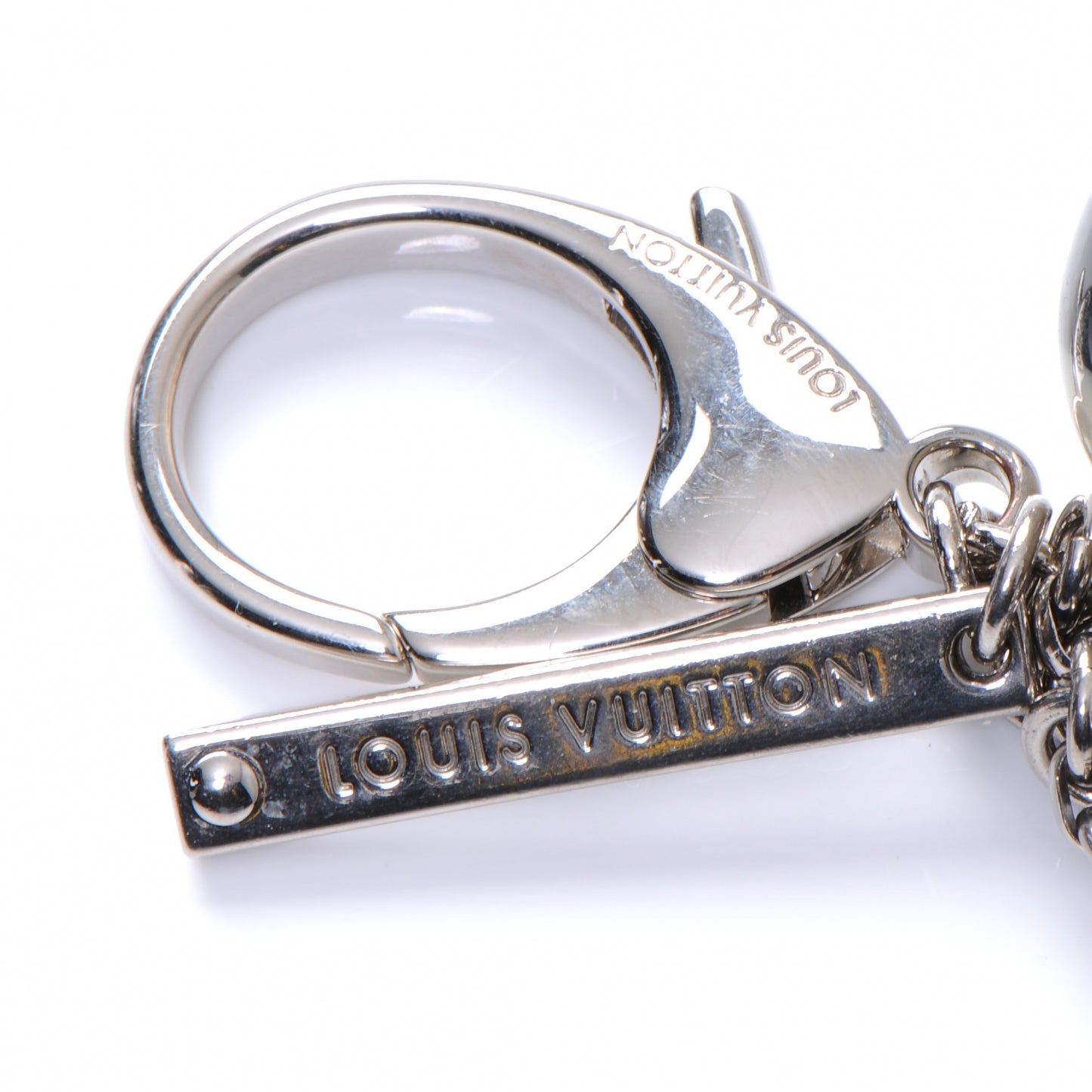 Mini Lin Croisette Bag Charm Black