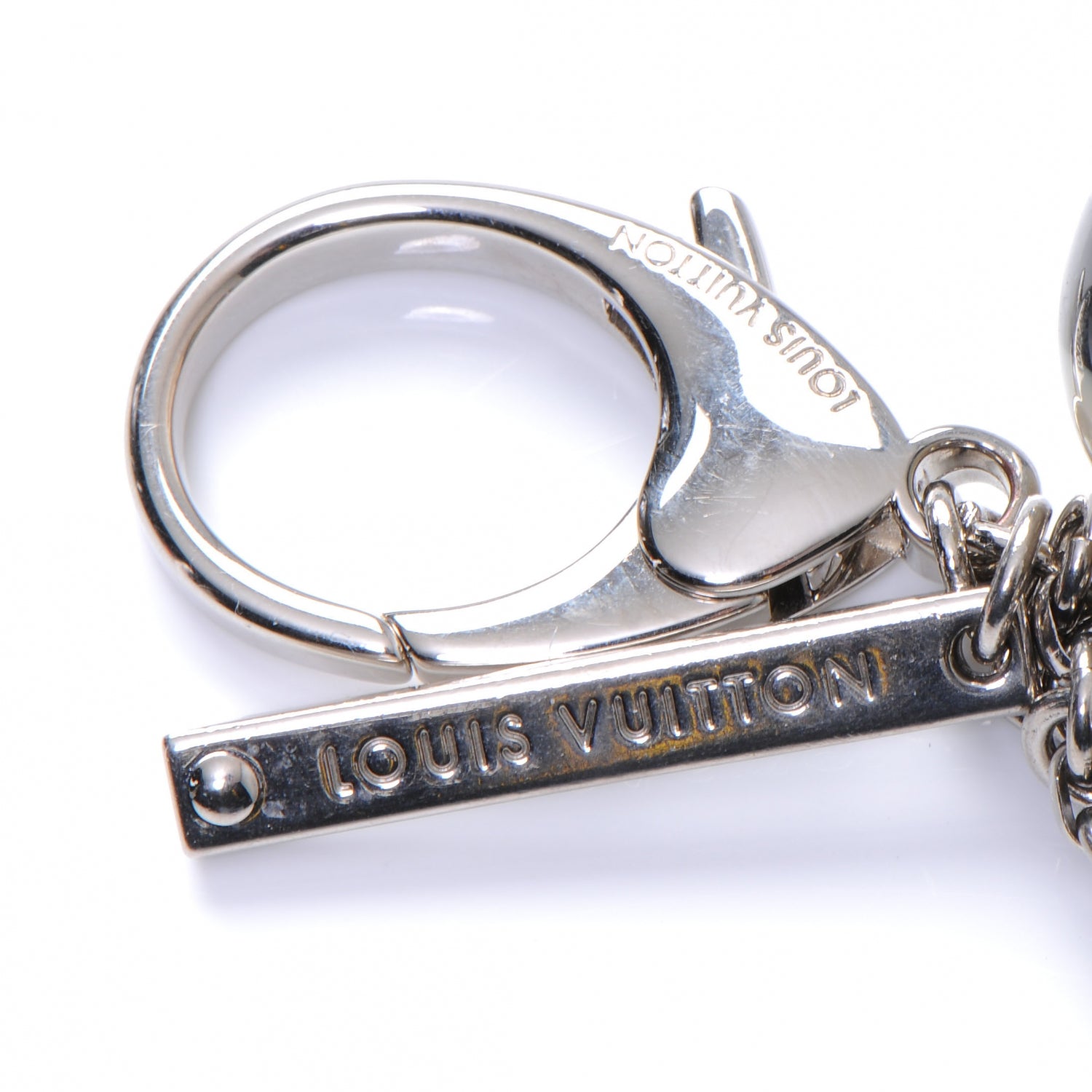 Louis Vuitton Mini Lin Croisette Bag Charm Black 3 of 4
