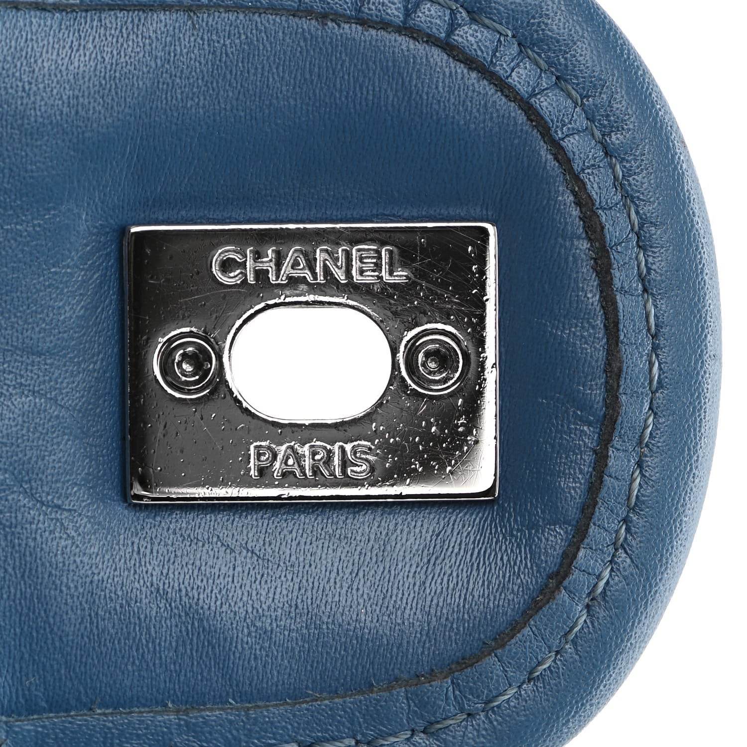 Chanel Perforated Calfskin Large Up In The Air Flap Blue 11 of 11