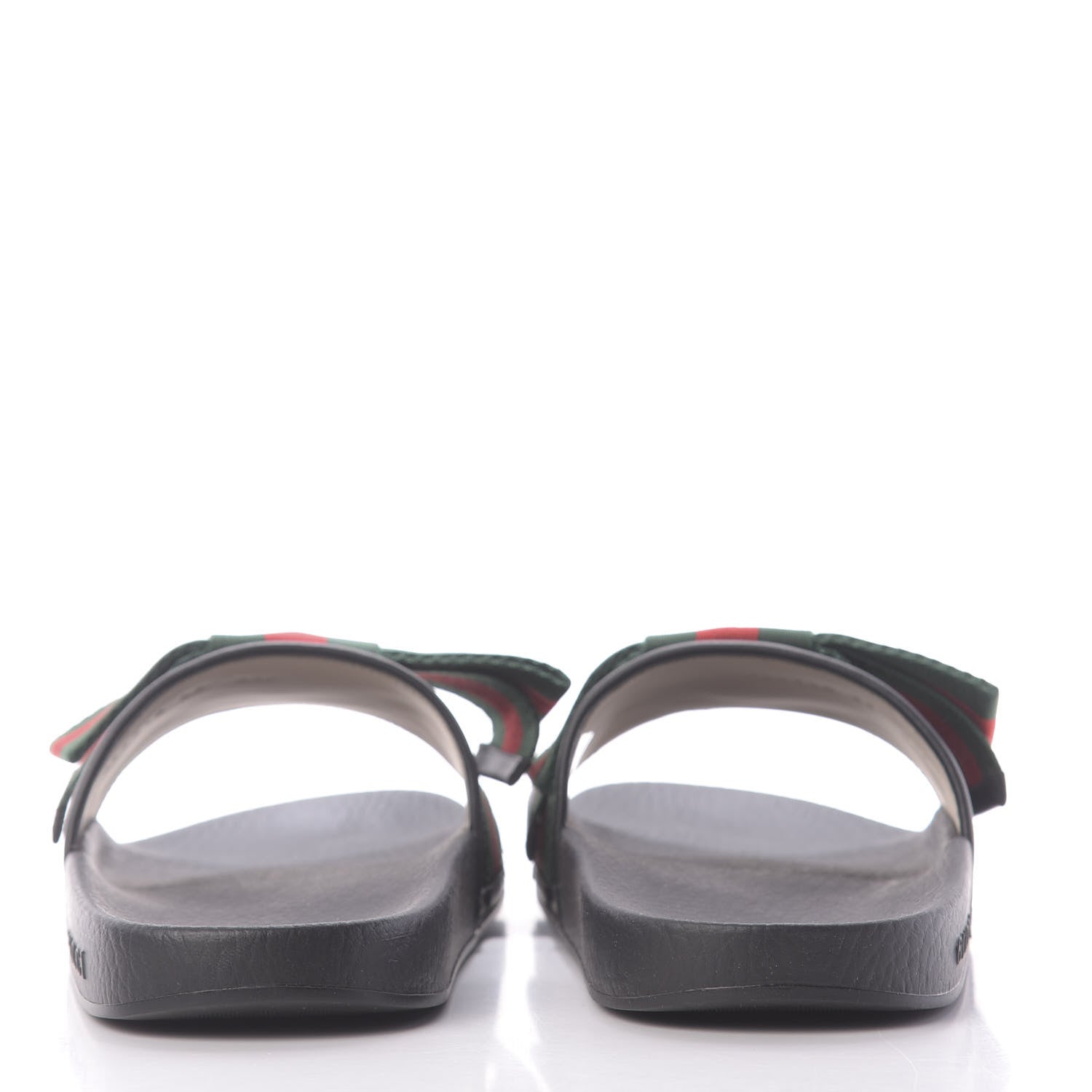 Gucci Satin Web Bow Slide Sandals 39 Black 7 of 10
