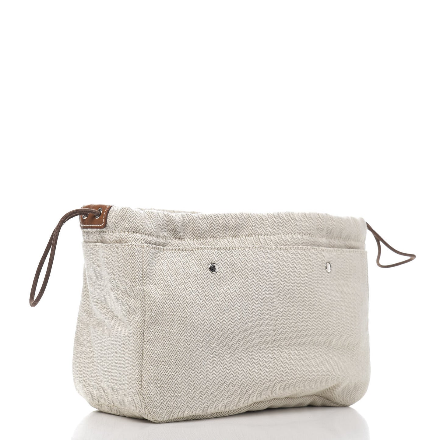 Canvas Barenia Fourbi 25 MM Pouch Naturel Fauve
