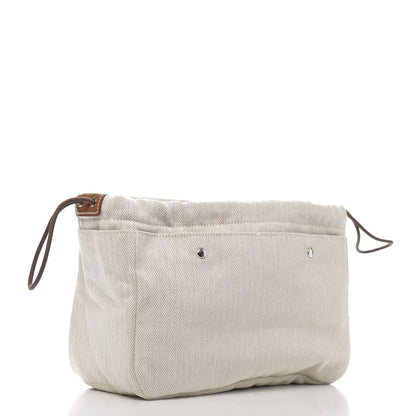 Hermes Canvas Barenia Fourbi 25 MM Pouch Naturel Fauve 3 of 10